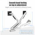 Wholesale SA2-1004A OEM Aluminum Height Adjustable Mechanical Spring Dual Monitor Arm Stand Monitor Mount